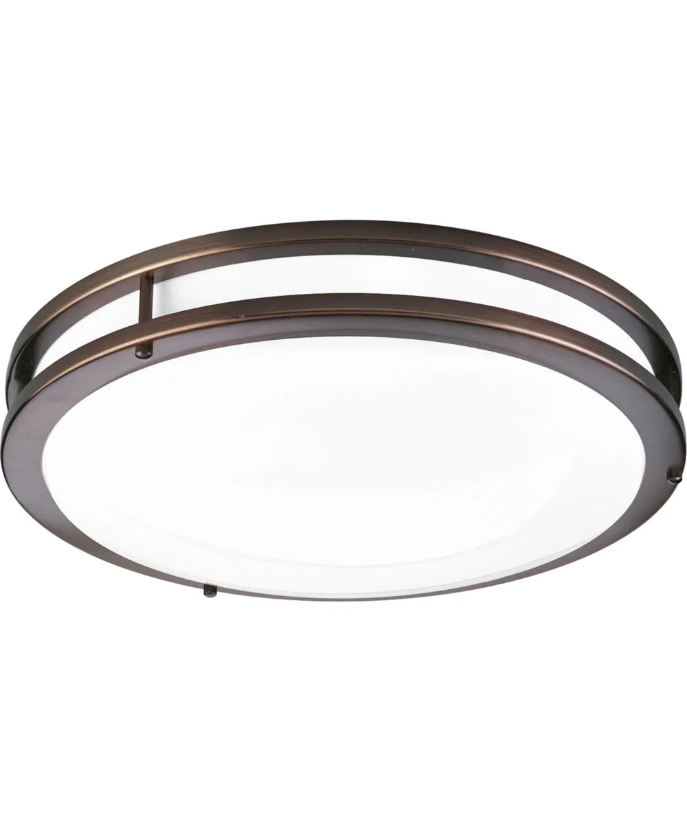 1-Light 14" LED Flush Mount Urban Bronze