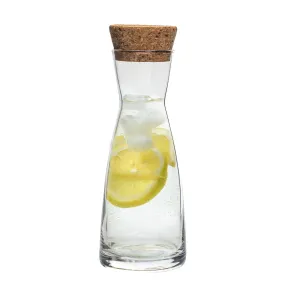 1.1L Ypsilon Glass Carafe with Cork Lid - By Bormioli Rocco