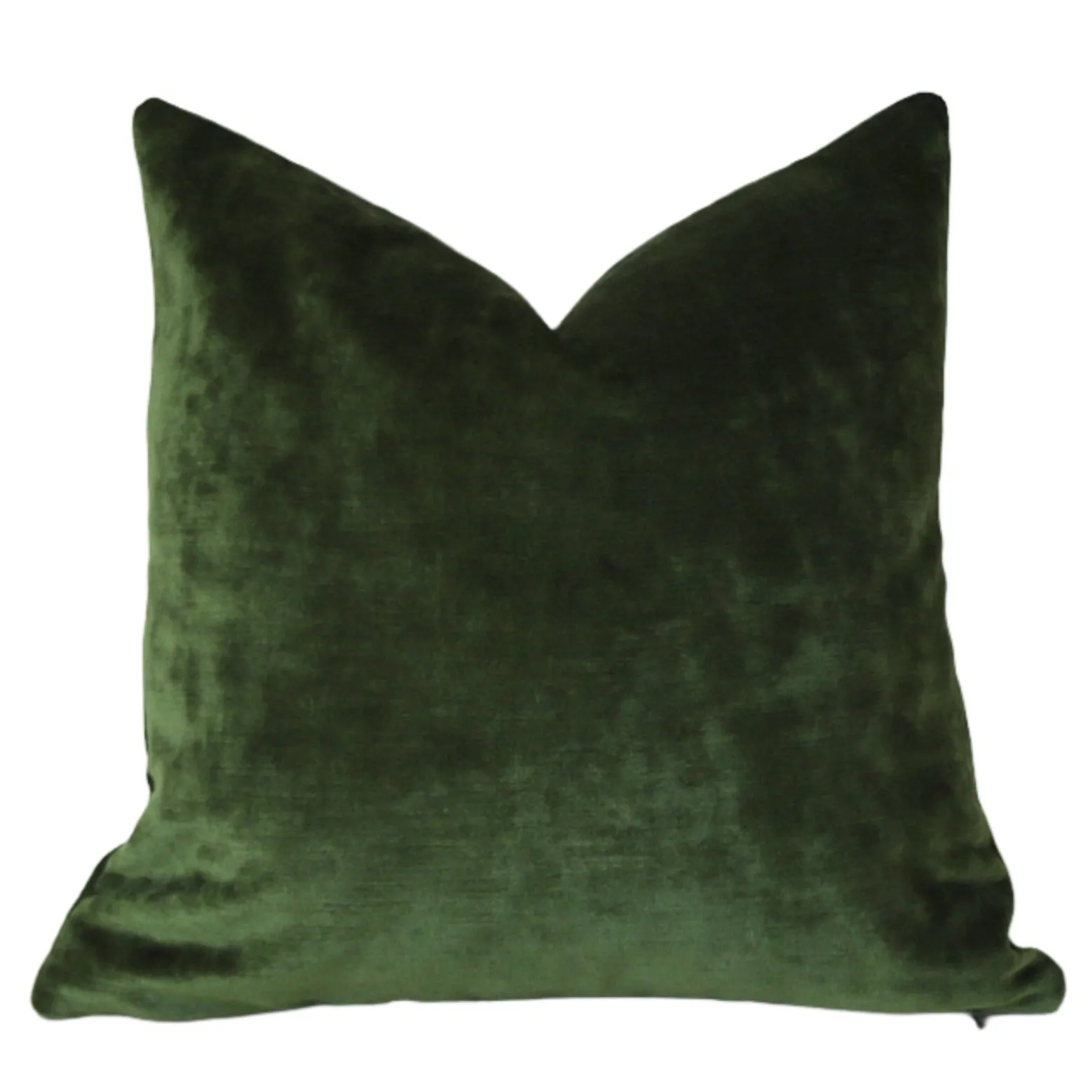 12x21 or 9 Other sizes / Dark Green Pillow / Green Velvet Zipper Pillow Cover