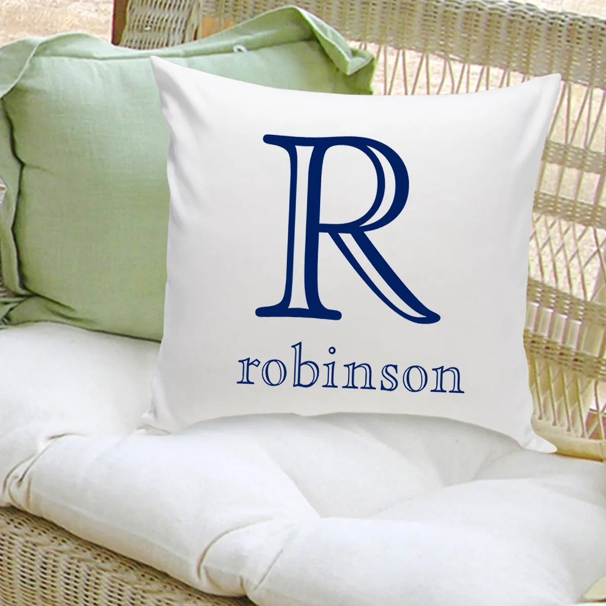 16x16 Family Name Throw Pillows