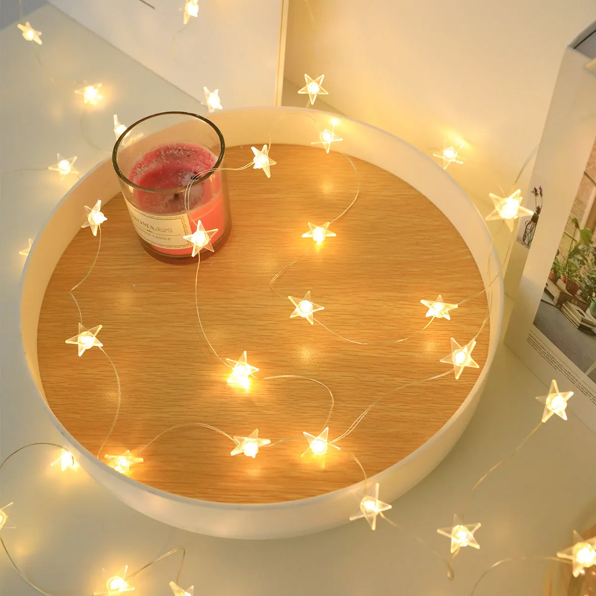 1pc Star String Lights Waterproof Fairy Lights for Decor