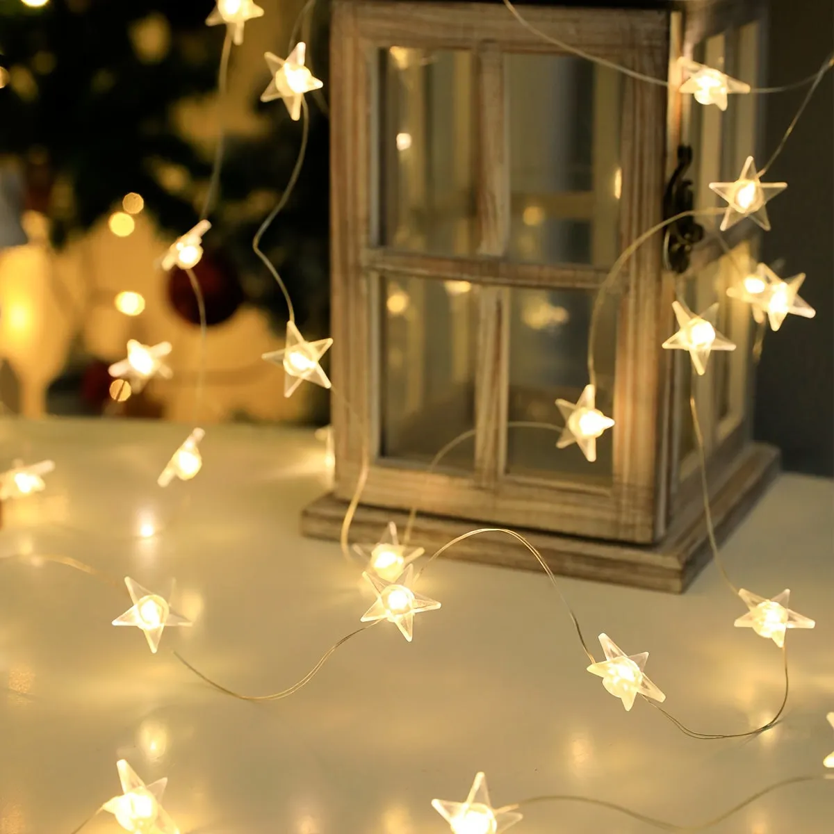 1pc Star String Lights Waterproof Fairy Lights for Decor