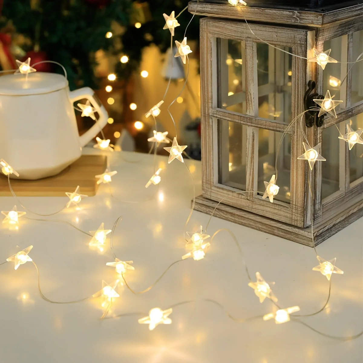 1pc Star String Lights Waterproof Fairy Lights for Decor