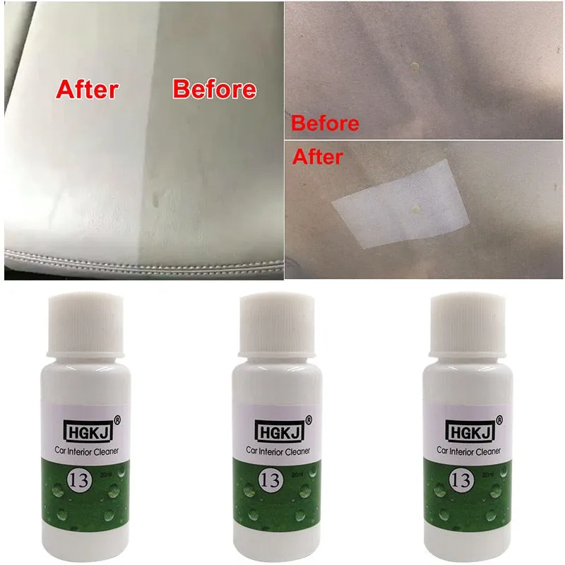 1PCS HGKJ 20ML 1:8 Dilute with water = 180ML Car Seat Interiors Cleaner Car Window Glass Car Windshield Cleaning Car Accessories