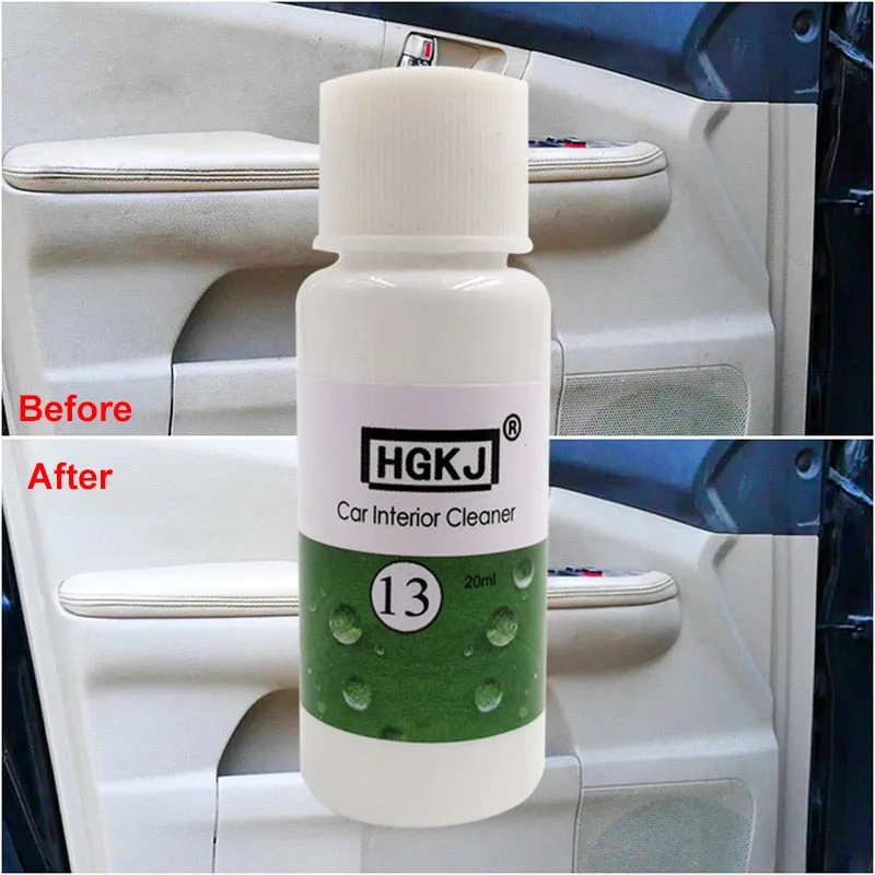 1PCS HGKJ 20ML 1:8 Dilute with water = 180ML Car Seat Interiors Cleaner Car Window Glass Car Windshield Cleaning Car Accessories