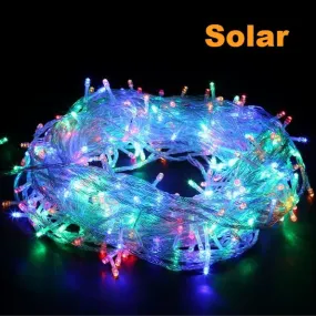 200 Super Bright Solar Power LED Fairy String Lights 18m - Multi Colour