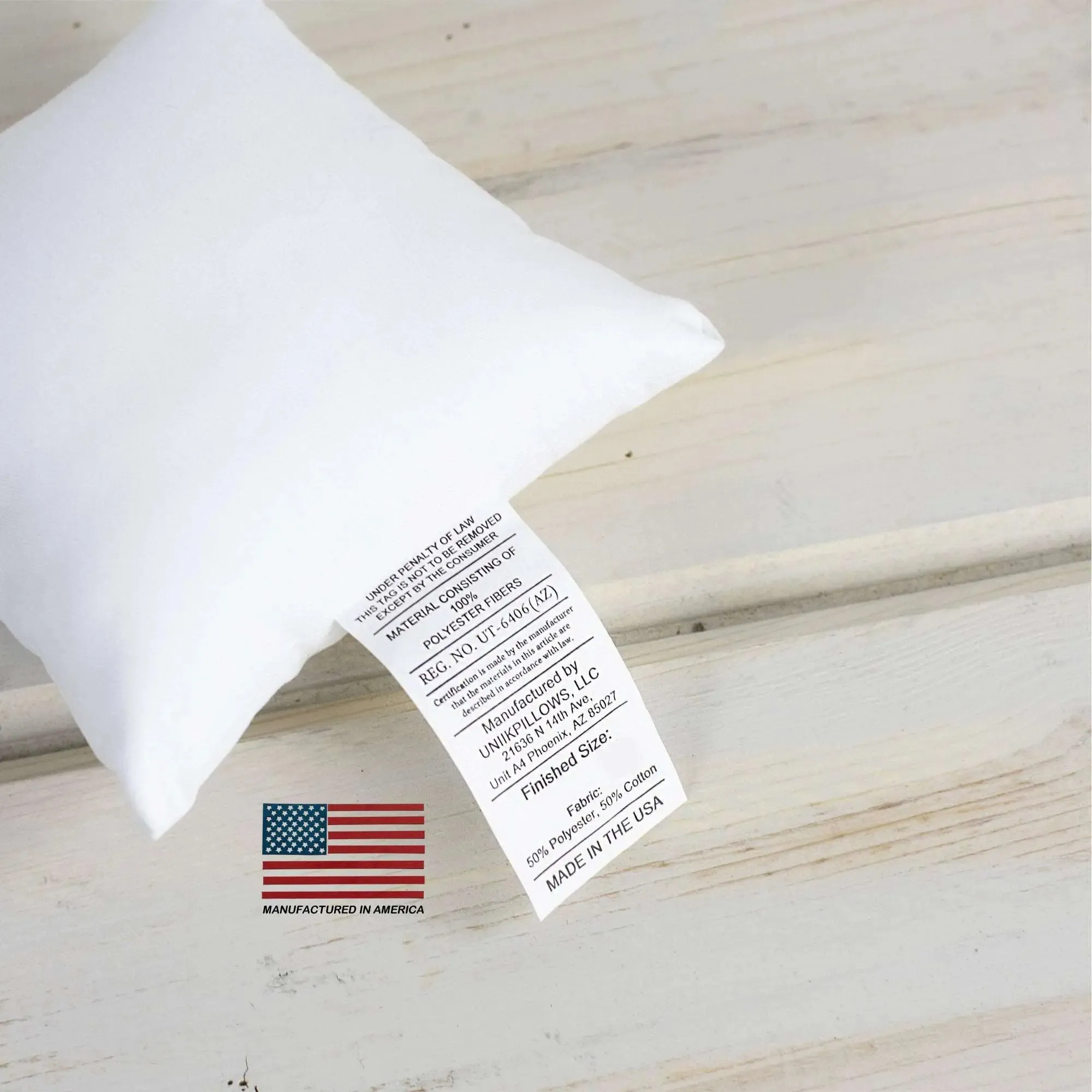 24x24 | Indoor Outdoor Hypoallergenic Polyester Pillow Insert | Quality Insert | Pillow Inners | Throw Pillow Insert | Square Pillow Inserts