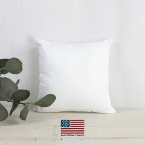 24x24 | Indoor Outdoor Hypoallergenic Polyester Pillow Insert | Quality Insert | Pillow Inners | Throw Pillow Insert | Square Pillow Inserts