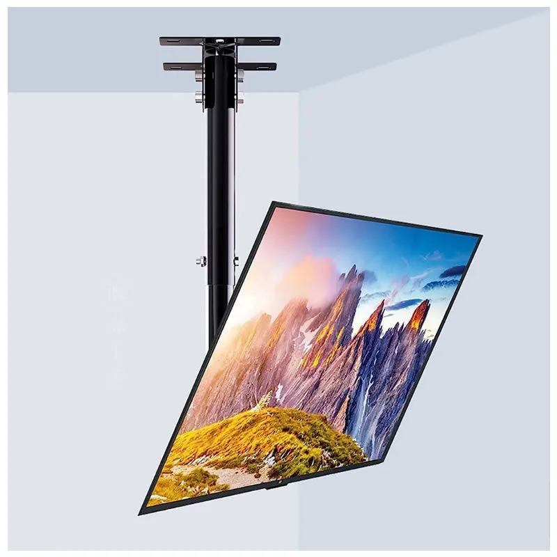 26''– 60'' Adjustable Telescopic Flat Panel Tilt Ceiling Tv Bracket -Xf0494