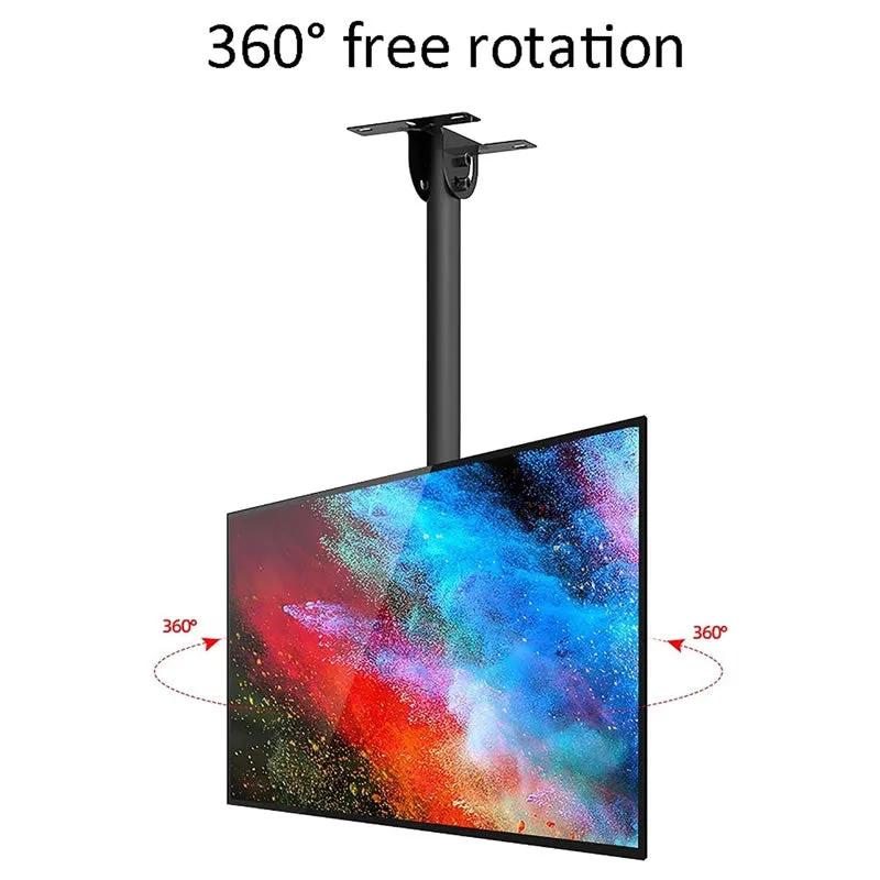 26''– 60'' Adjustable Telescopic Flat Panel Tilt Ceiling Tv Bracket -Xf0494