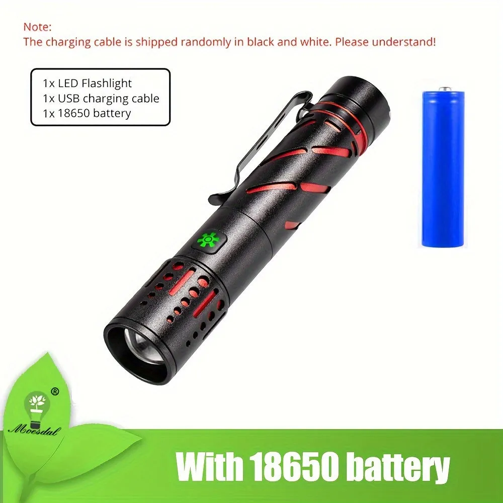 30W LED Flashlight with 2000m Range  Rechargeable and Waterproof