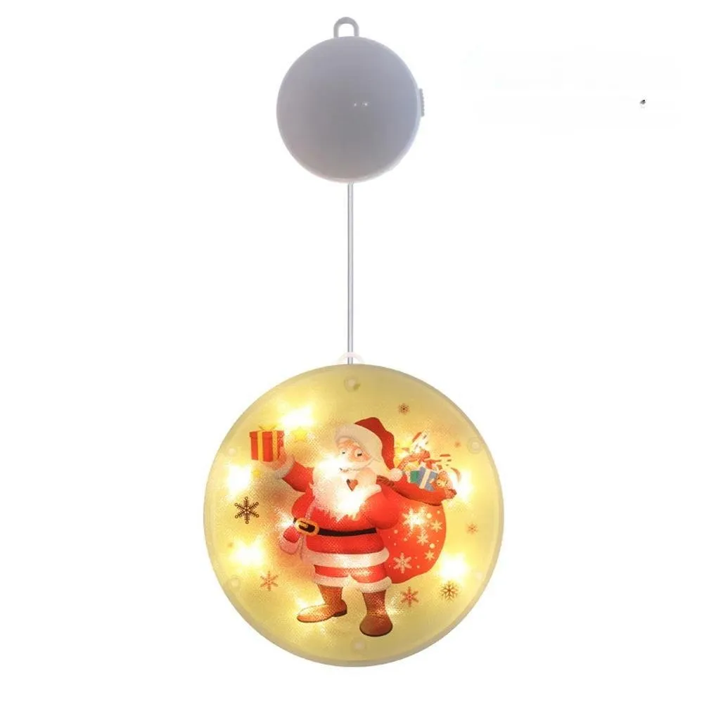 3D Christmas Tree LED Window Lights – Battery-Powered Fairy Glow with Easy Hang & Double-Sided Tape