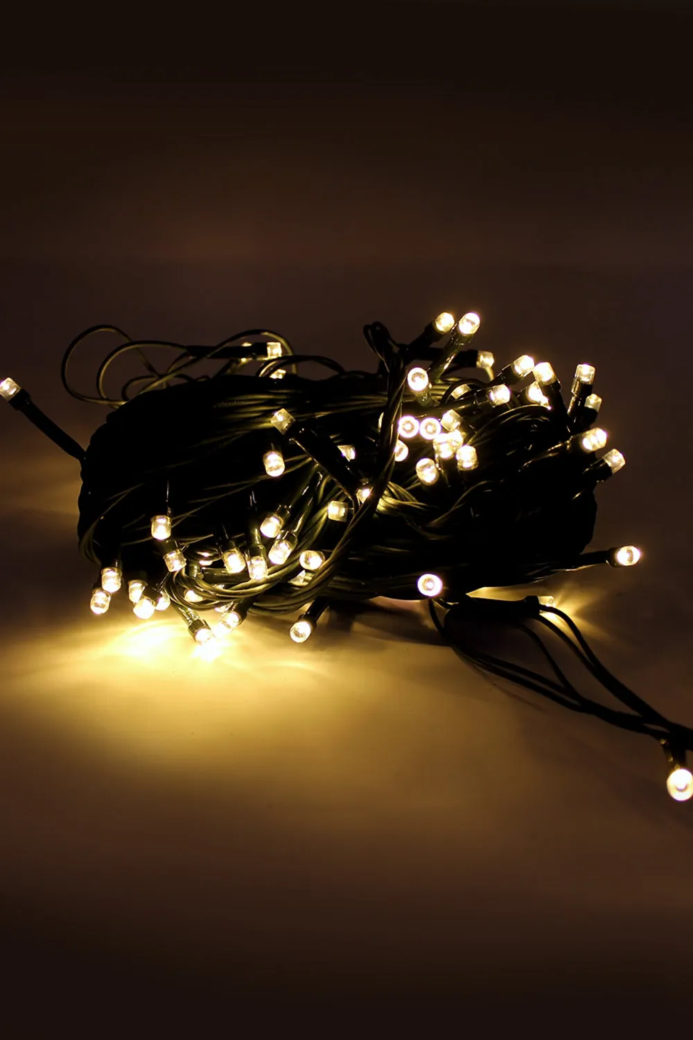 40 LED String Light with Green Wire - Battery Operated