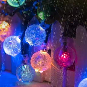 50 Crystal Ball Solar String Lights