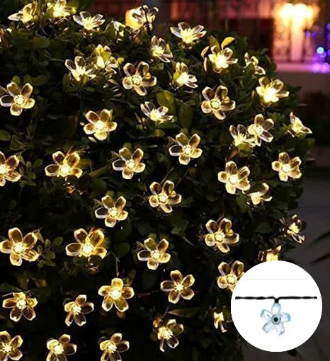 50 LED Cherry Blossom Solar Light