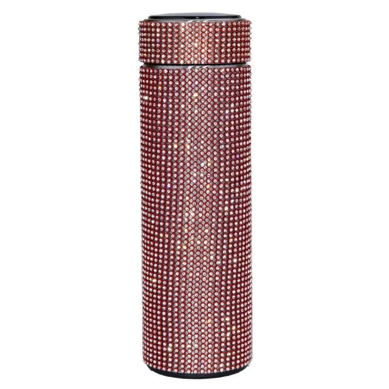 500ml Rhinestone Thermos Bottle Stainless Steel Flask for Girls