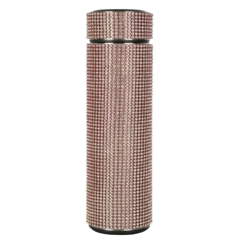 500ml Rhinestone Thermos Bottle Stainless Steel Flask for Girls