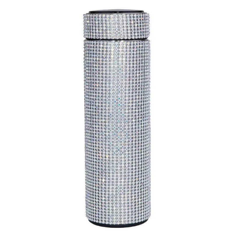 500ml Rhinestone Thermos Bottle Stainless Steel Flask for Girls