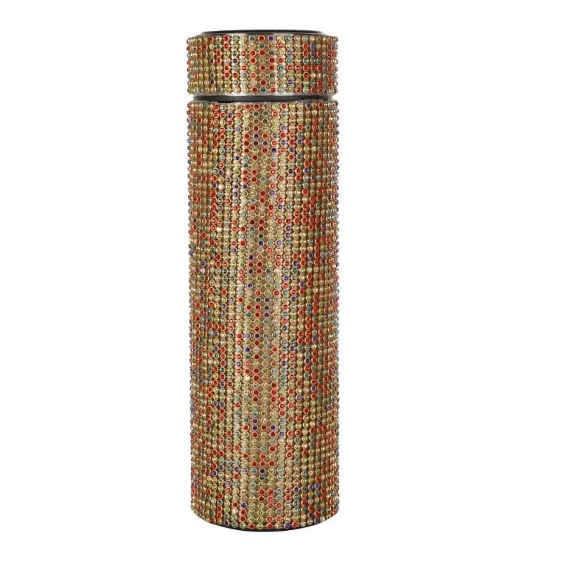 500ml Rhinestone Thermos Bottle Stainless Steel Flask for Girls