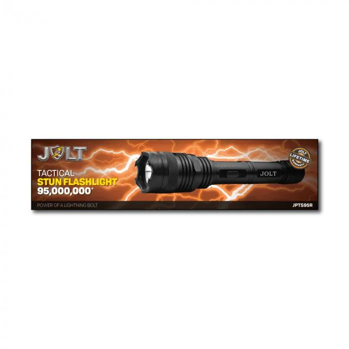 6 Units Jolt 95,000,000 Volt Tactical Stun Gun Flashlight