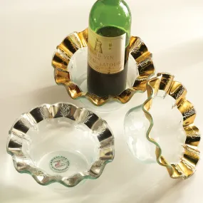 7 1/2" Ruffle Wine Coaster