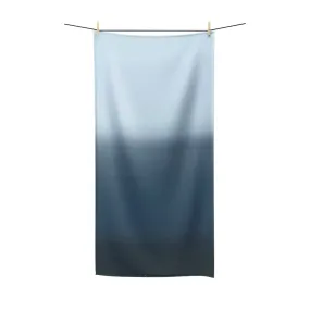 Abstract Bath Towel | Navy Blue Ombre