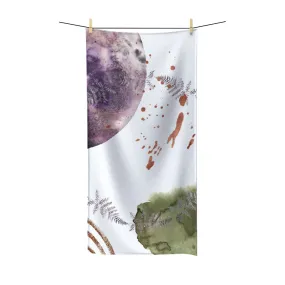 Abstract Bath Towel | purple cosmic