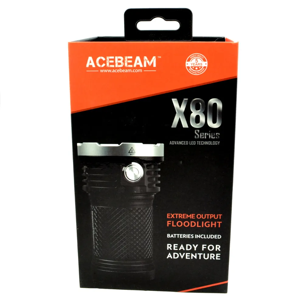 Acebeam X80-GT Searchlight 18 x CREE XHP50.0 LED  32,500 Lumens