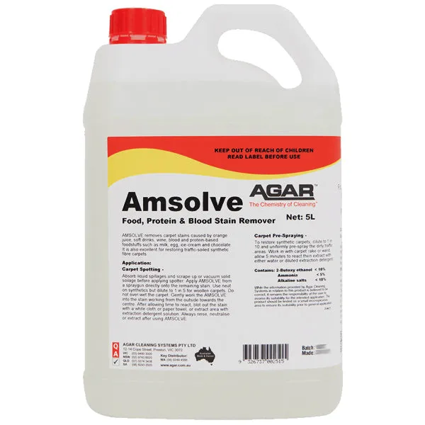 Agar Amsolve Food, Protein and Blood Stain Remover