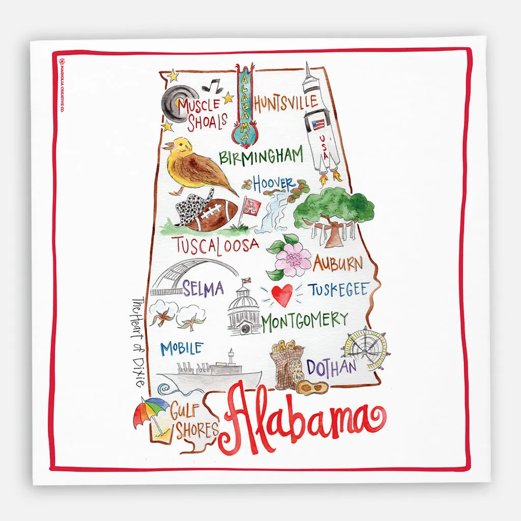 Alabama Kitchen Towel