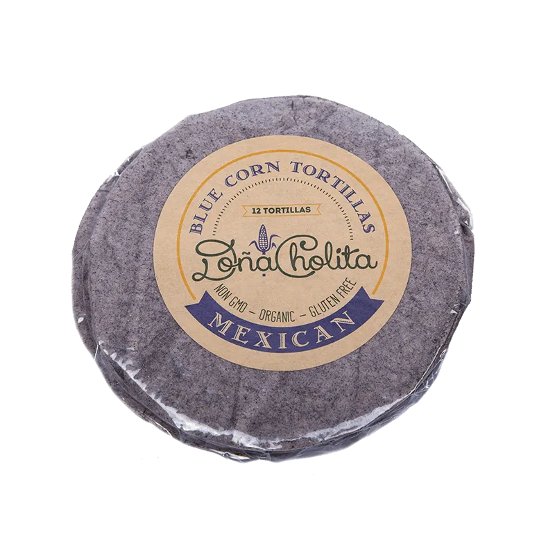 All-Natural Frozen Blue Corn Tortillas from Australia (12pc)