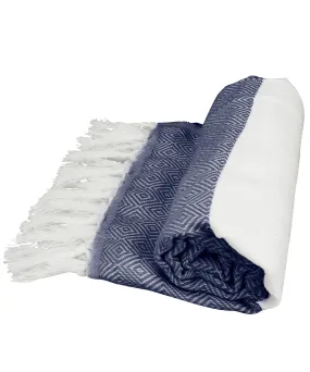 ARTG® Hamamzz® marmaris towel | White/Navy Blue