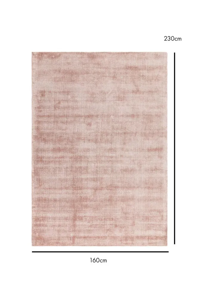 Aston Copper Pink Rug - 3 Sizes Available