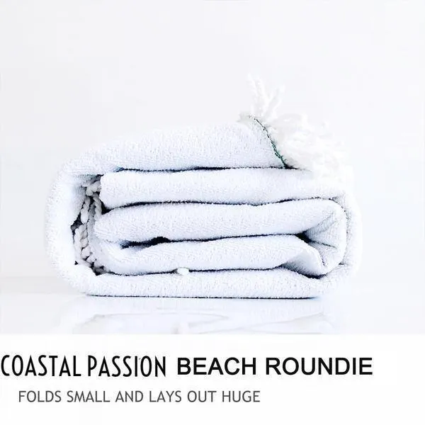 Beach Colors Round Beach Towel