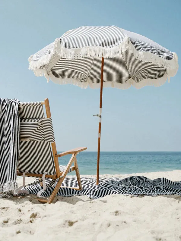 Beach Towel Navy Stripe