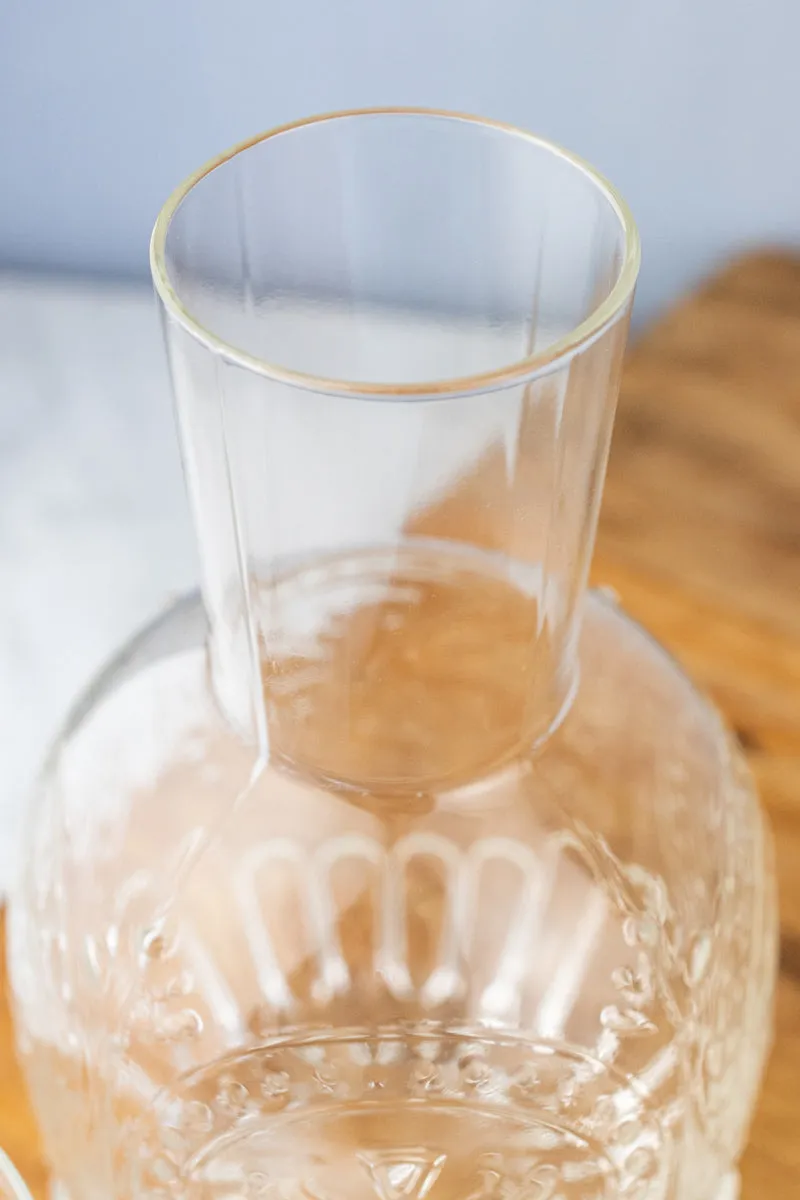 Bedside Carafe with Glass