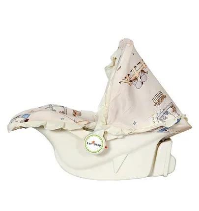 Beige Carry Cot With Back Storage