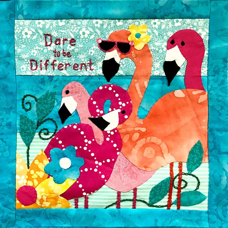 Bench Pillow Series- Dare to be Different (August)