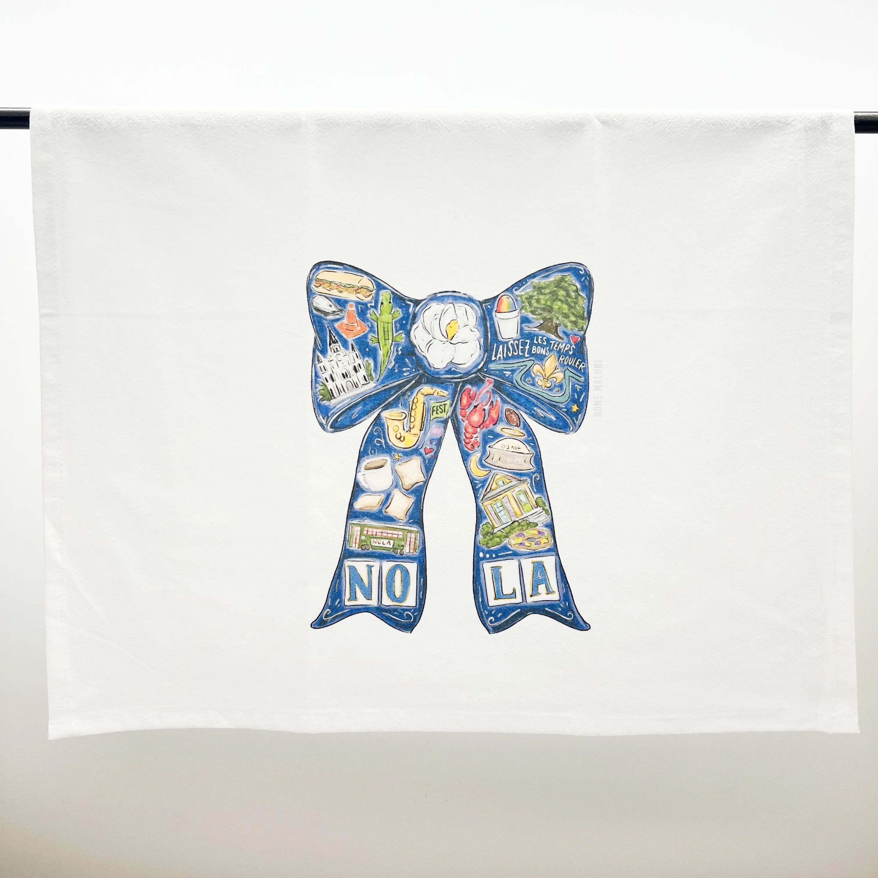 Best Of NOLA Bow Tea Towel