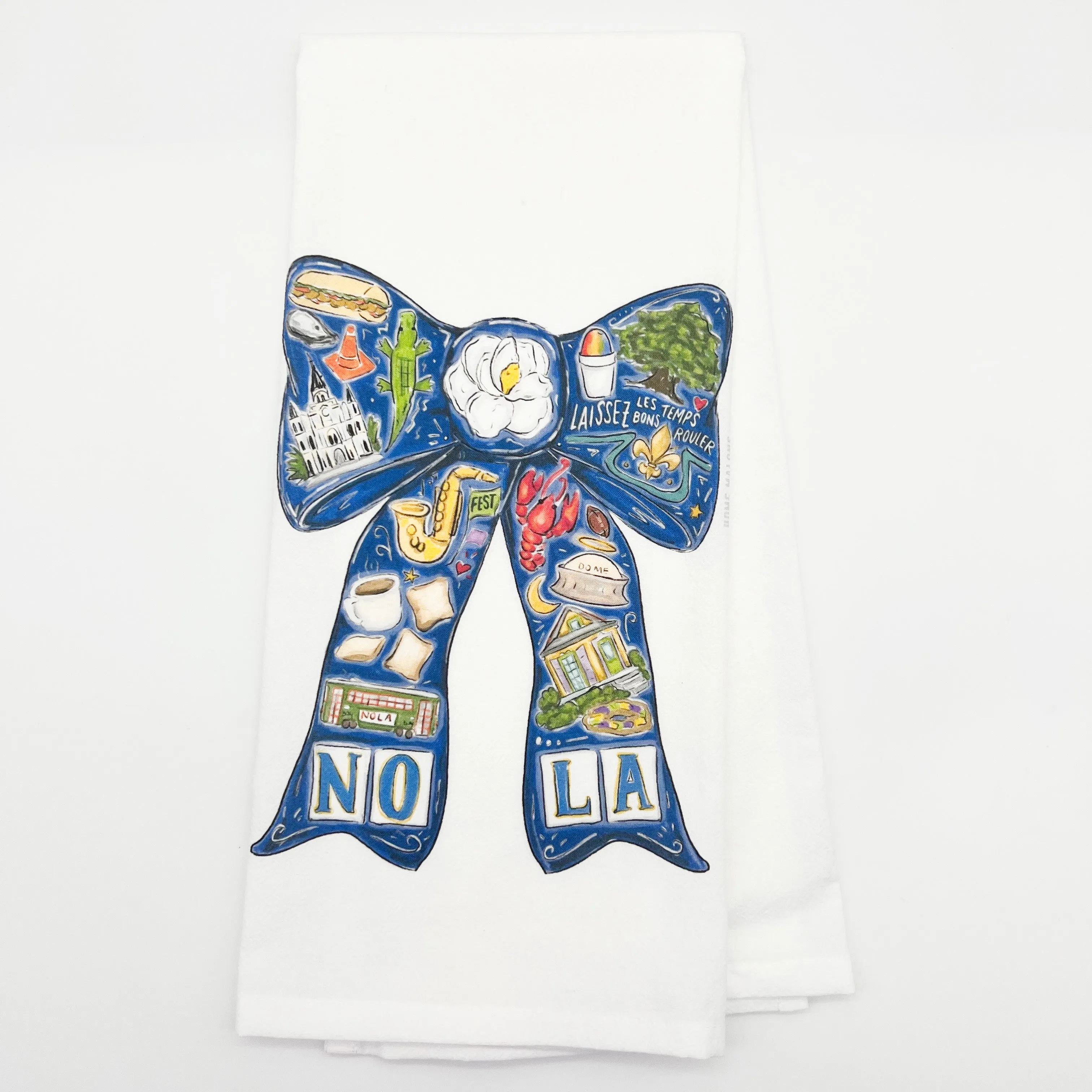 Best Of NOLA Bow Tea Towel