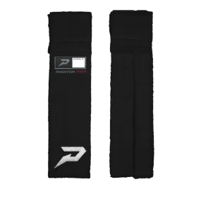 Black 'Phantom Fiber' Extra Long QB Towel by Phenom Elite