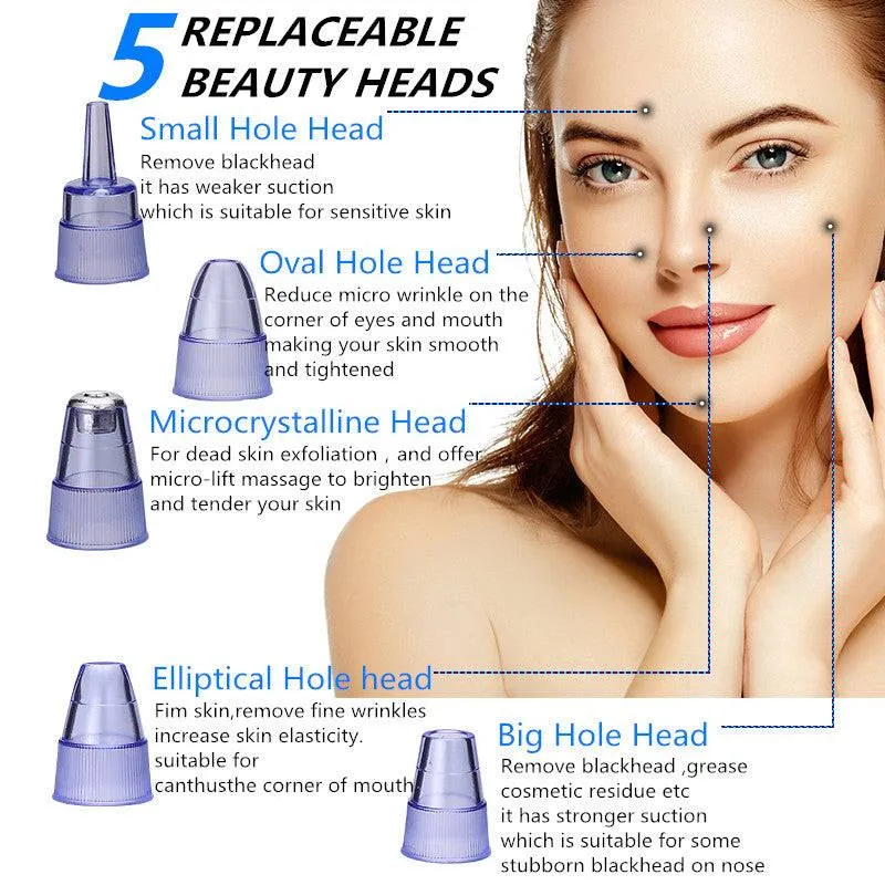 Blackhead ,Acne Vacuum Suction Face Clean Tool