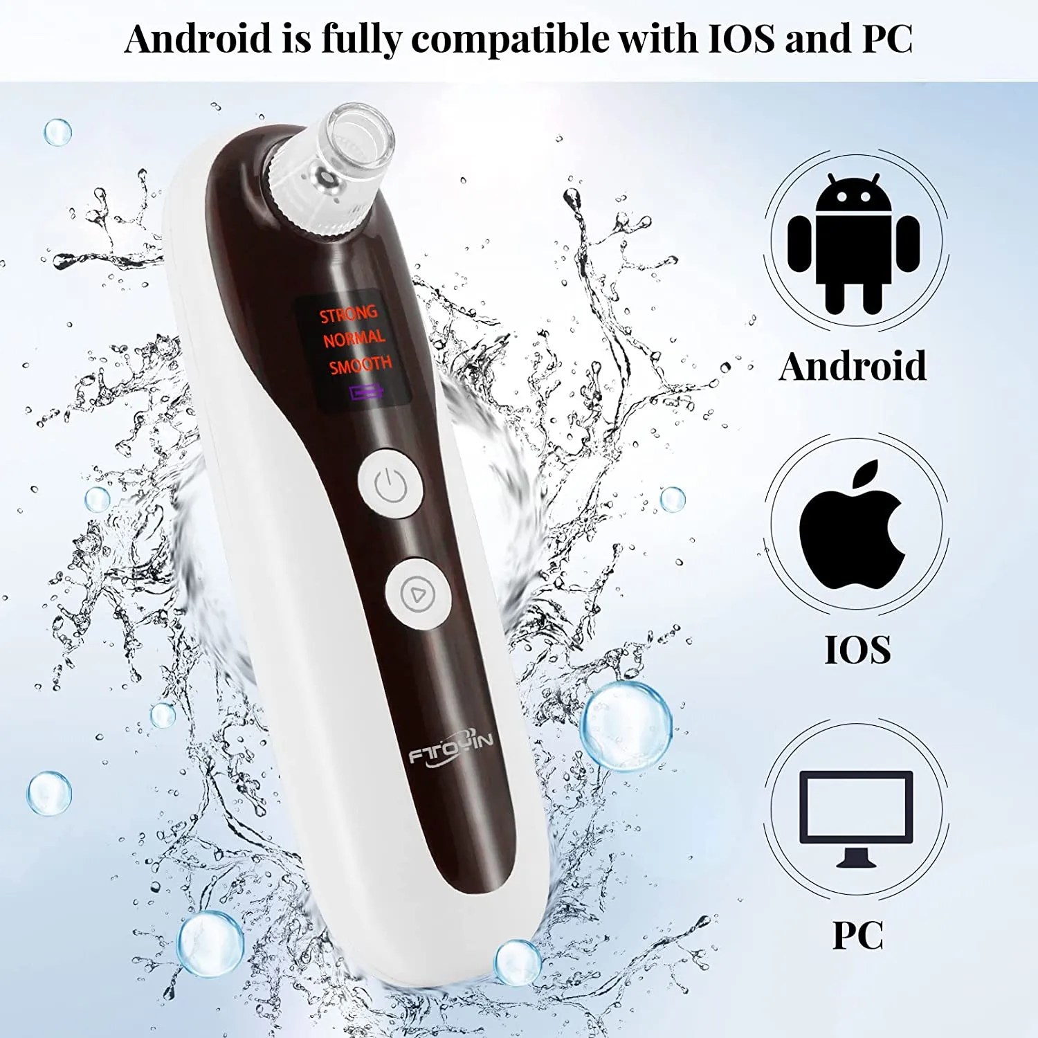 Blackhead Remover Pore Vacuum with Camera with Kit Suction Model MB7612