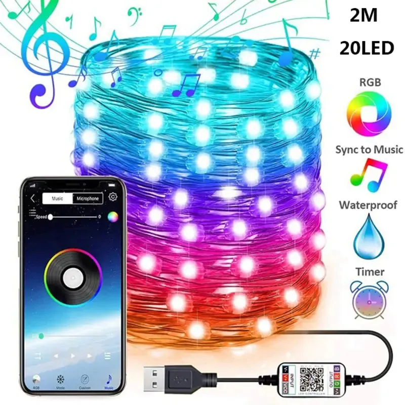 Bluetooth LED String Lights