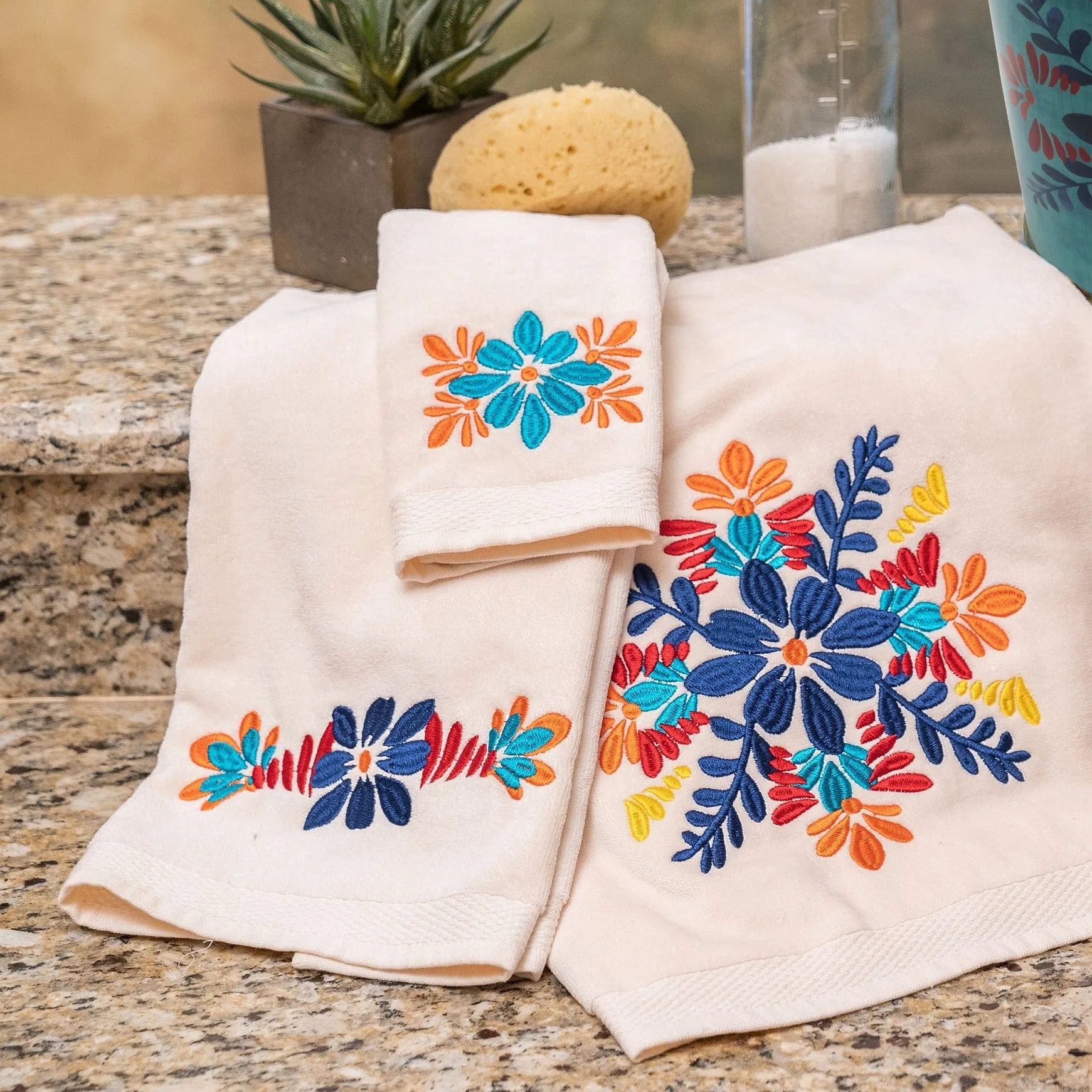 Bonita Towel Set, 3 PC Cream