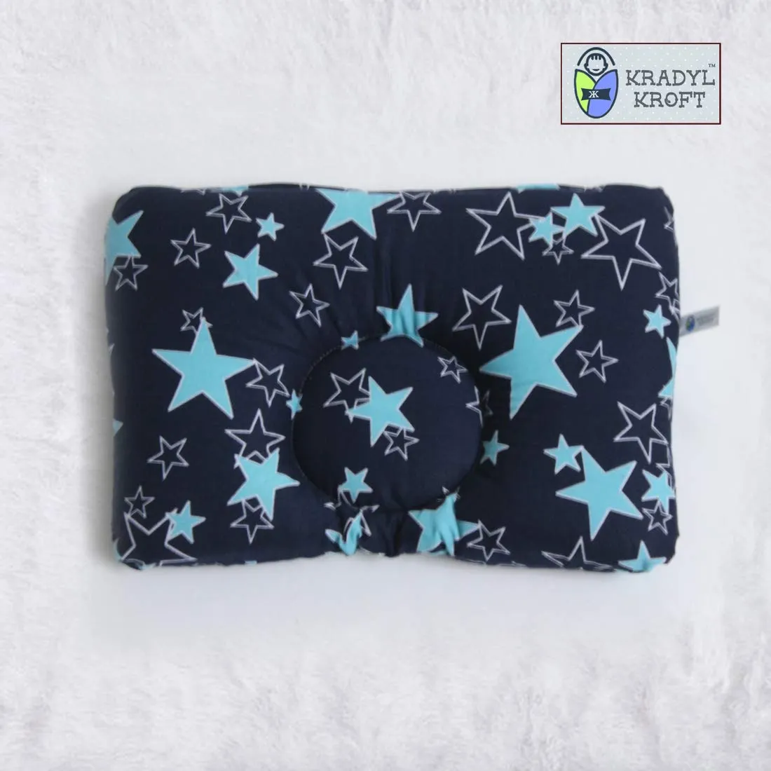 Born Star Navy New Born Pillow | Baby Pillow | Head Shaping Pillow