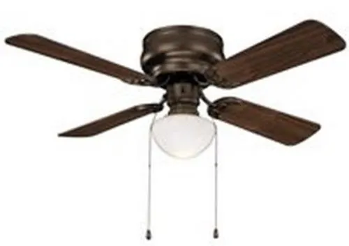 Boston Harbor CF-78125-ORB Hugger Ceiling Fan, 42", Venetian Bronze