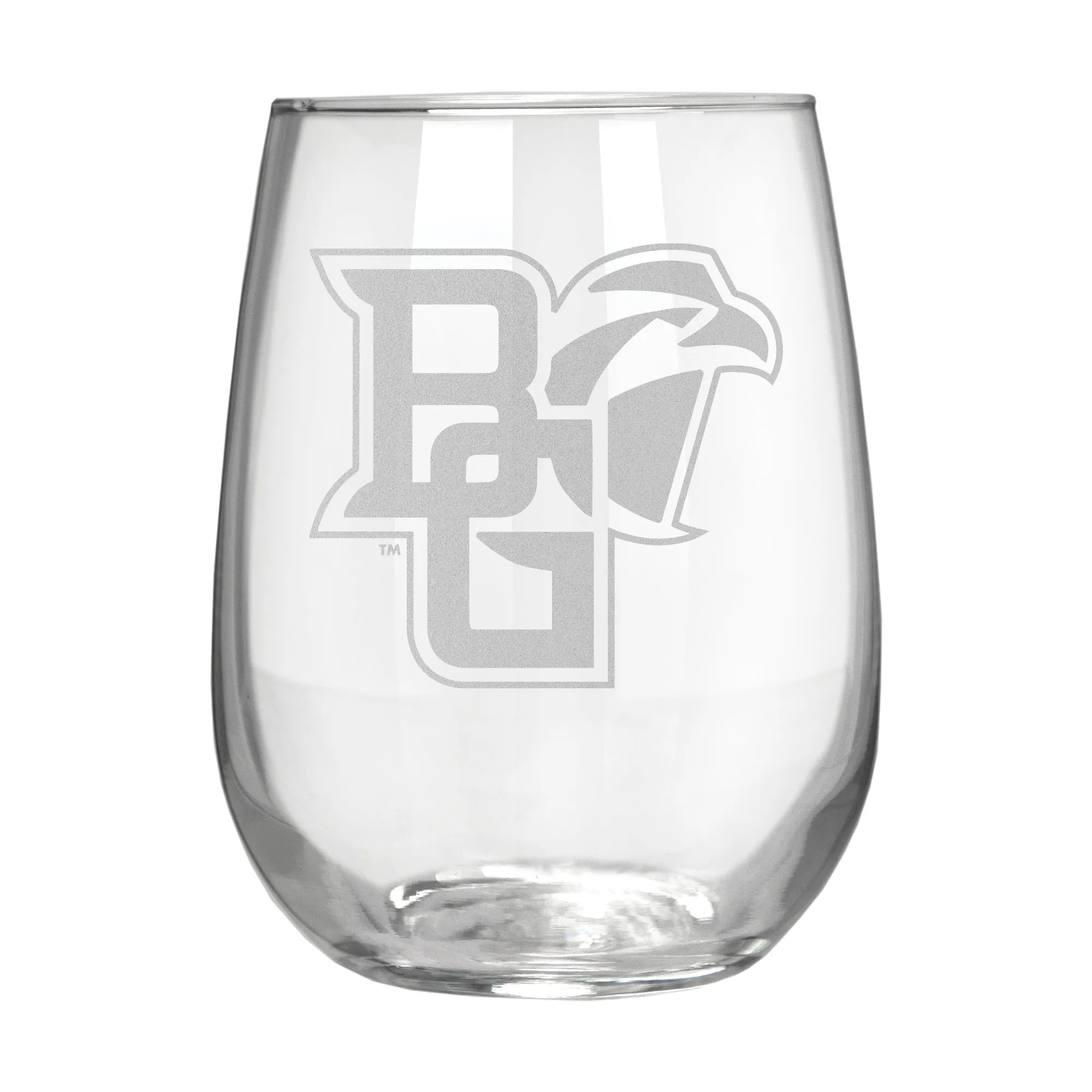 Bowling Green Falcons 17 oz. Stemless Wine Glass