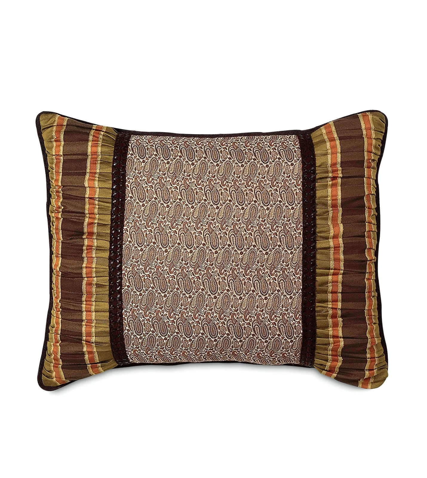 Broderick Brown Paisley Standard Sham 20x27