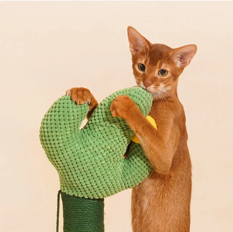 Cactus Style Sisal Cat Scratching Post